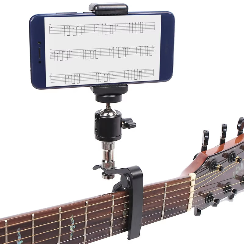 Guitar Capo Phone Mount